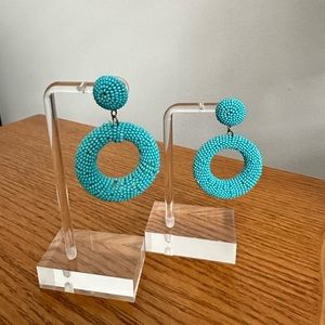 Turquoise bead earrings